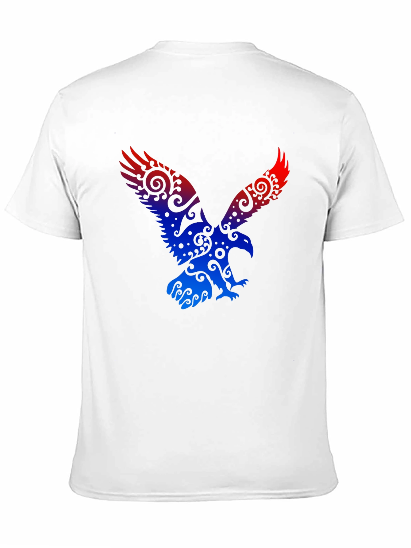 Eagle Graphic Print Black T-Shirt