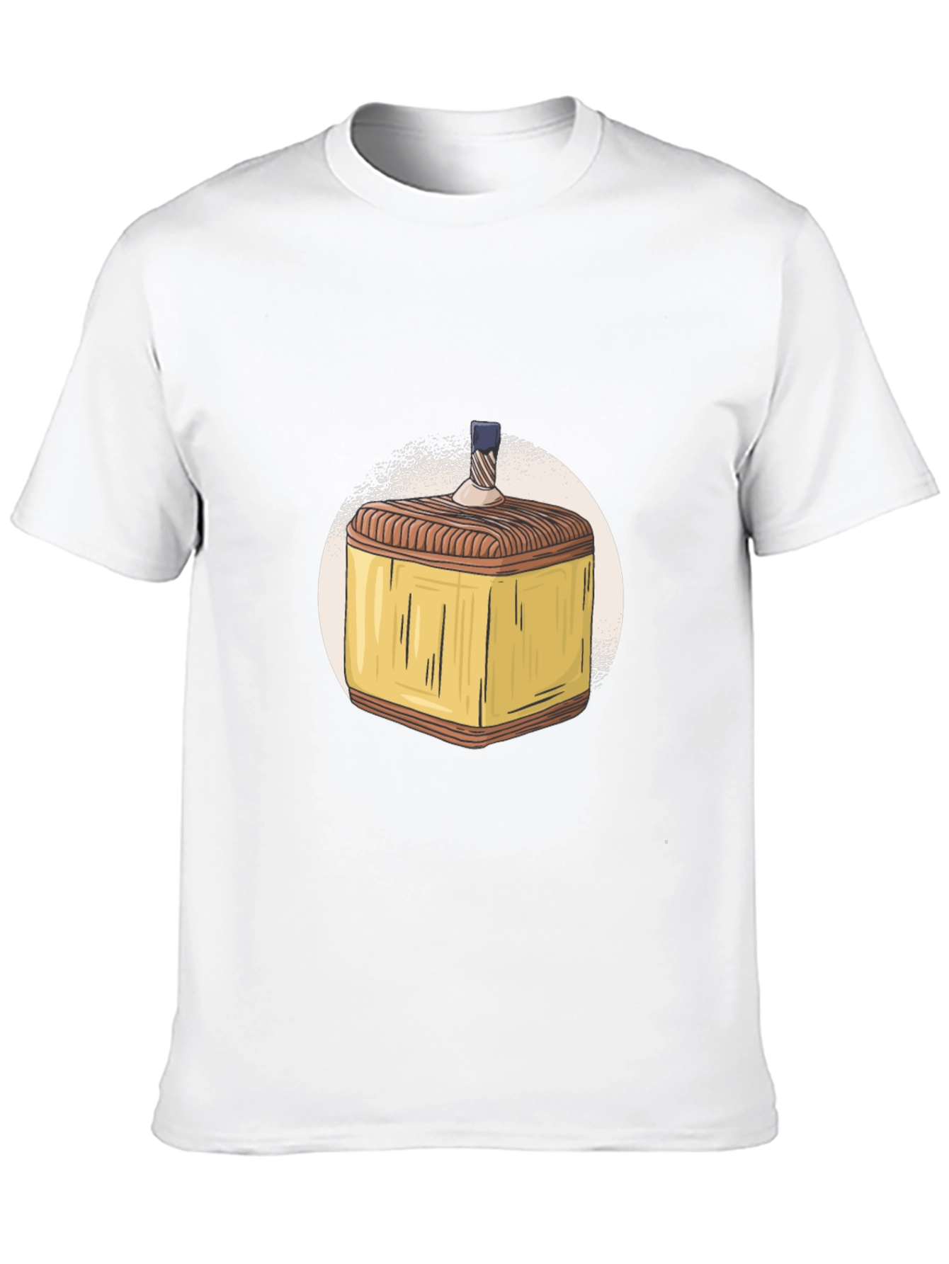 Hanukkah Dreidel Graphic T-Shirt - Mens Black Tee