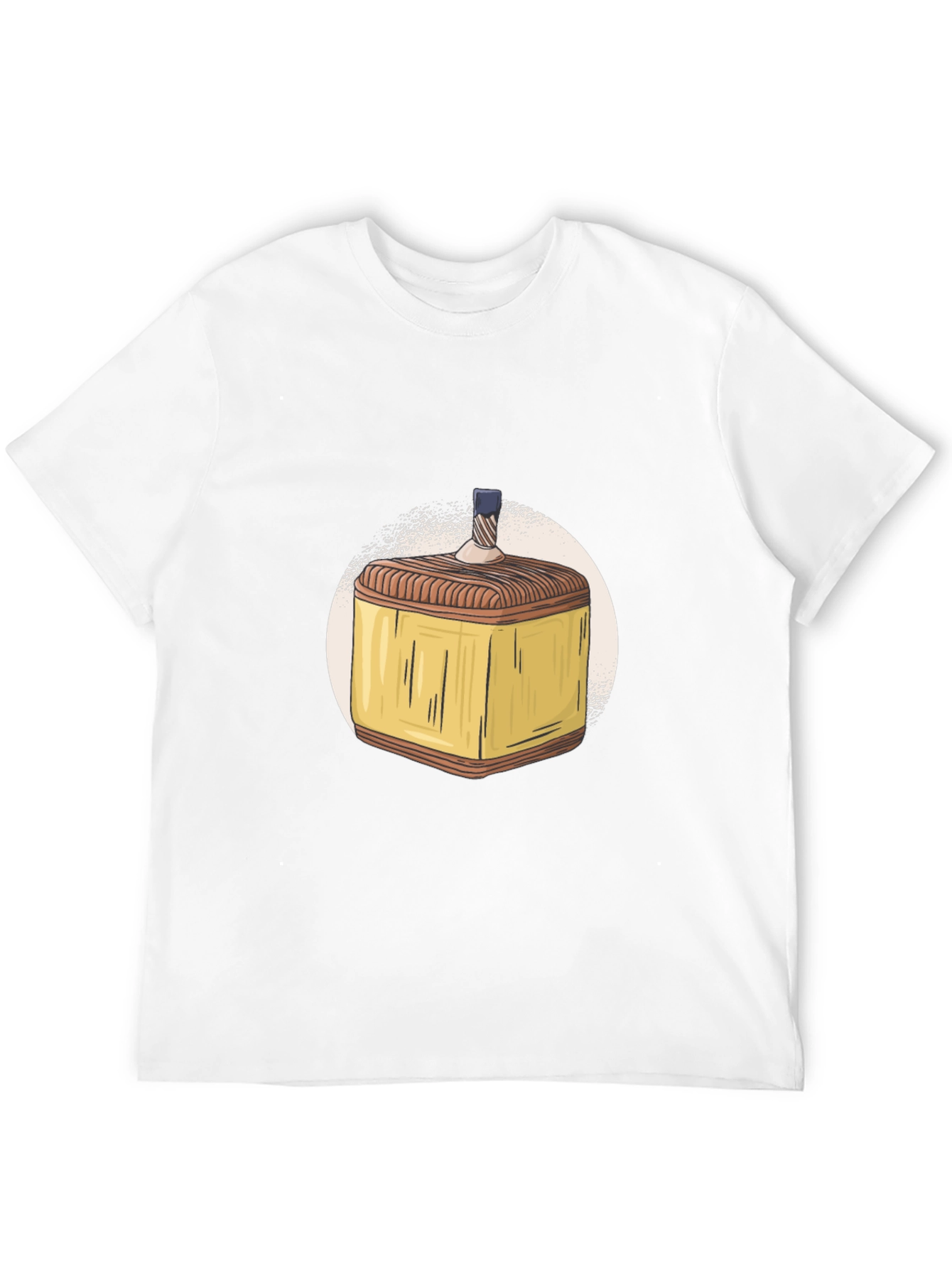 Hanukkah Dreidel Graphic T-Shirt - Mens Black Tee