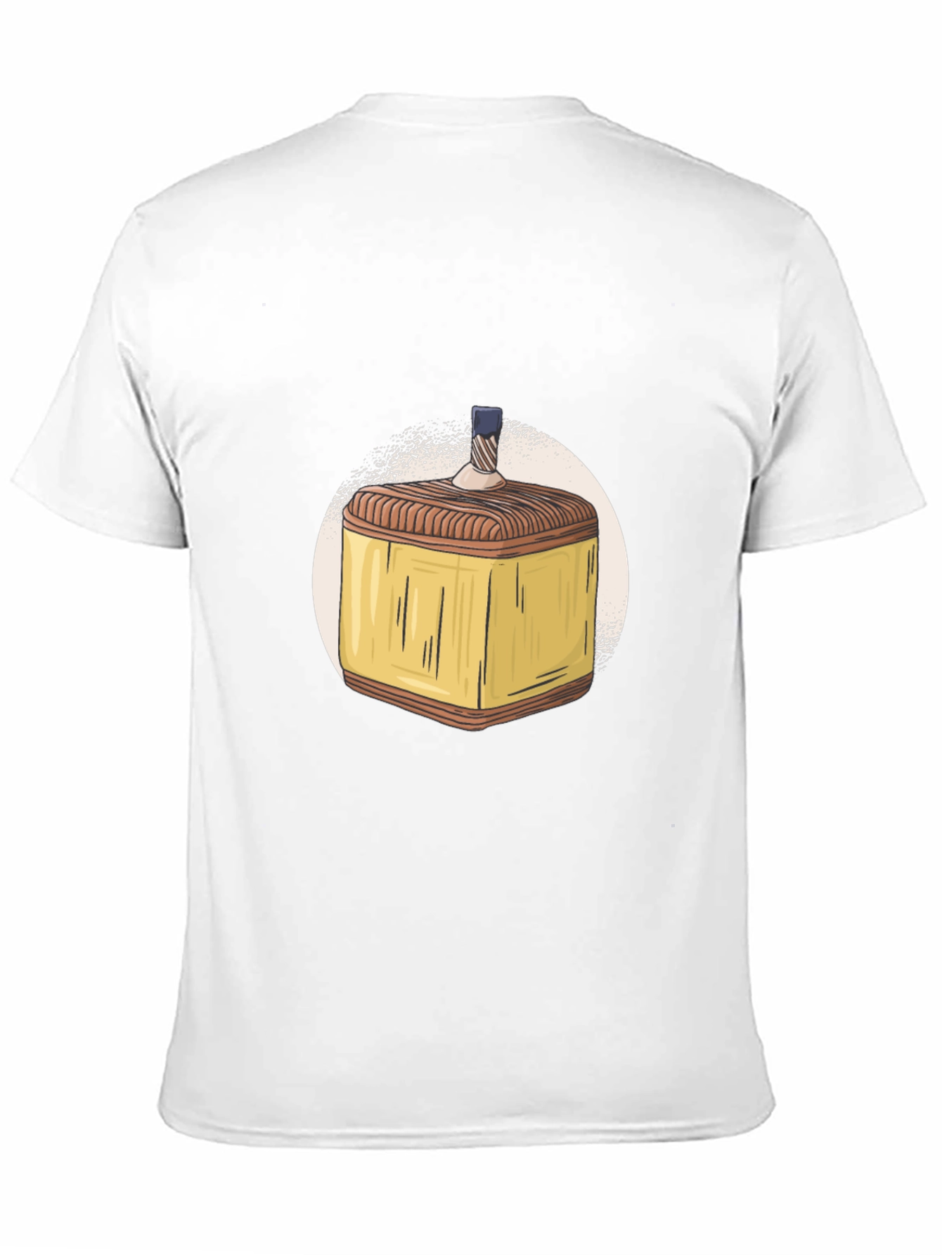 Hanukkah Dreidel Graphic T-Shirt - Mens Black Tee