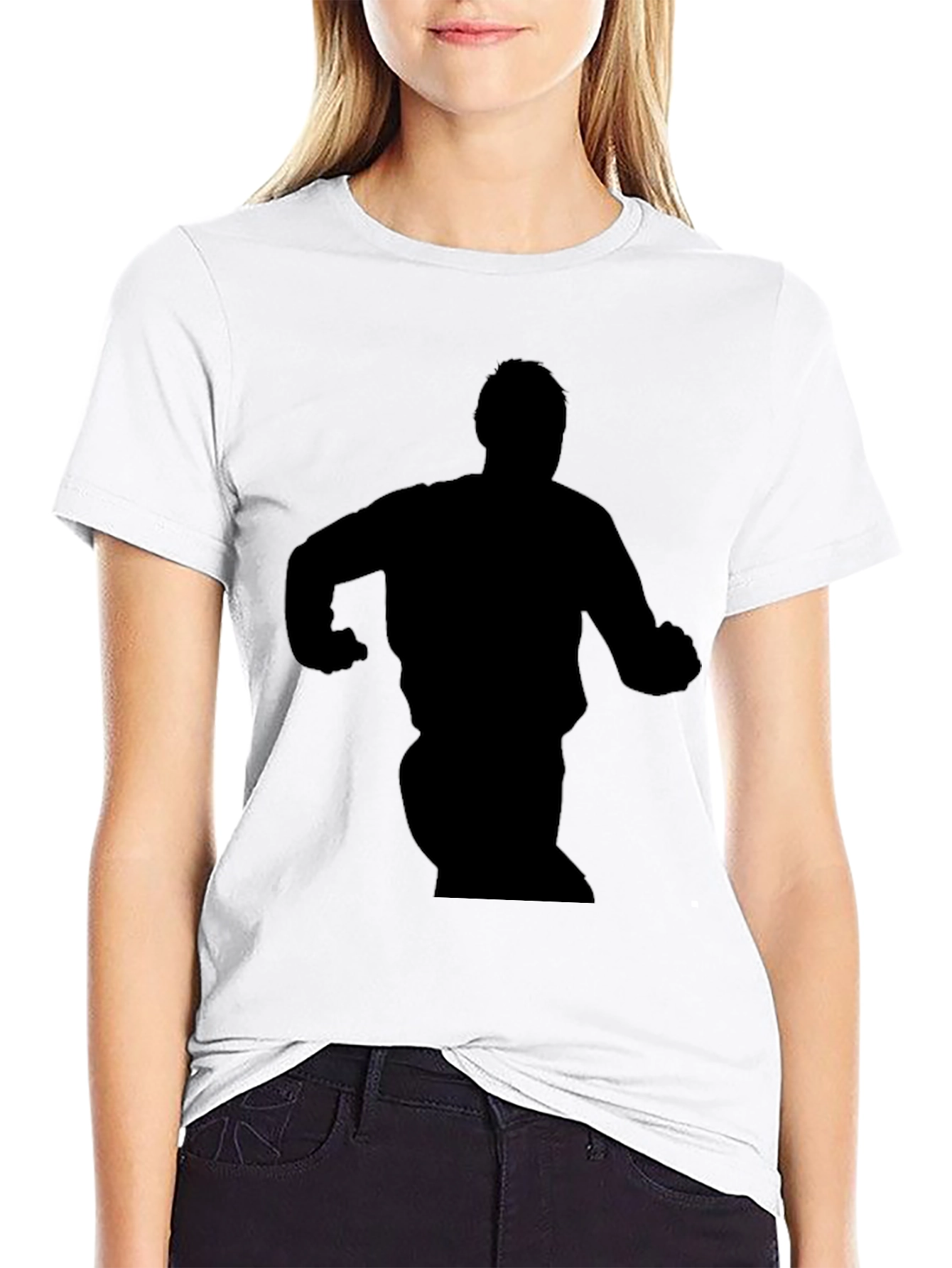 Silhouette Graphic Black T-Shirt