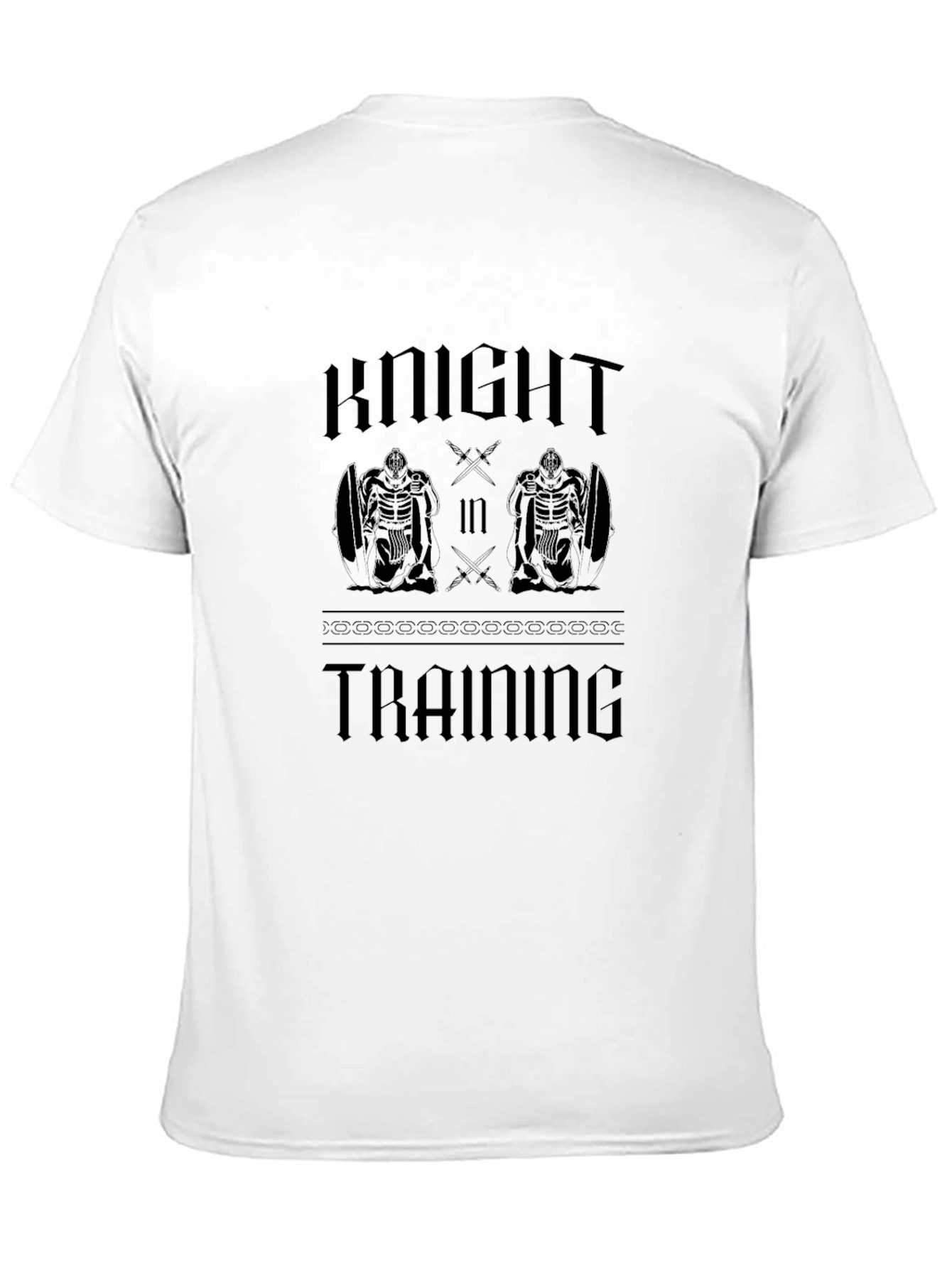 Knight in Training Graphic T-Shirt - Black