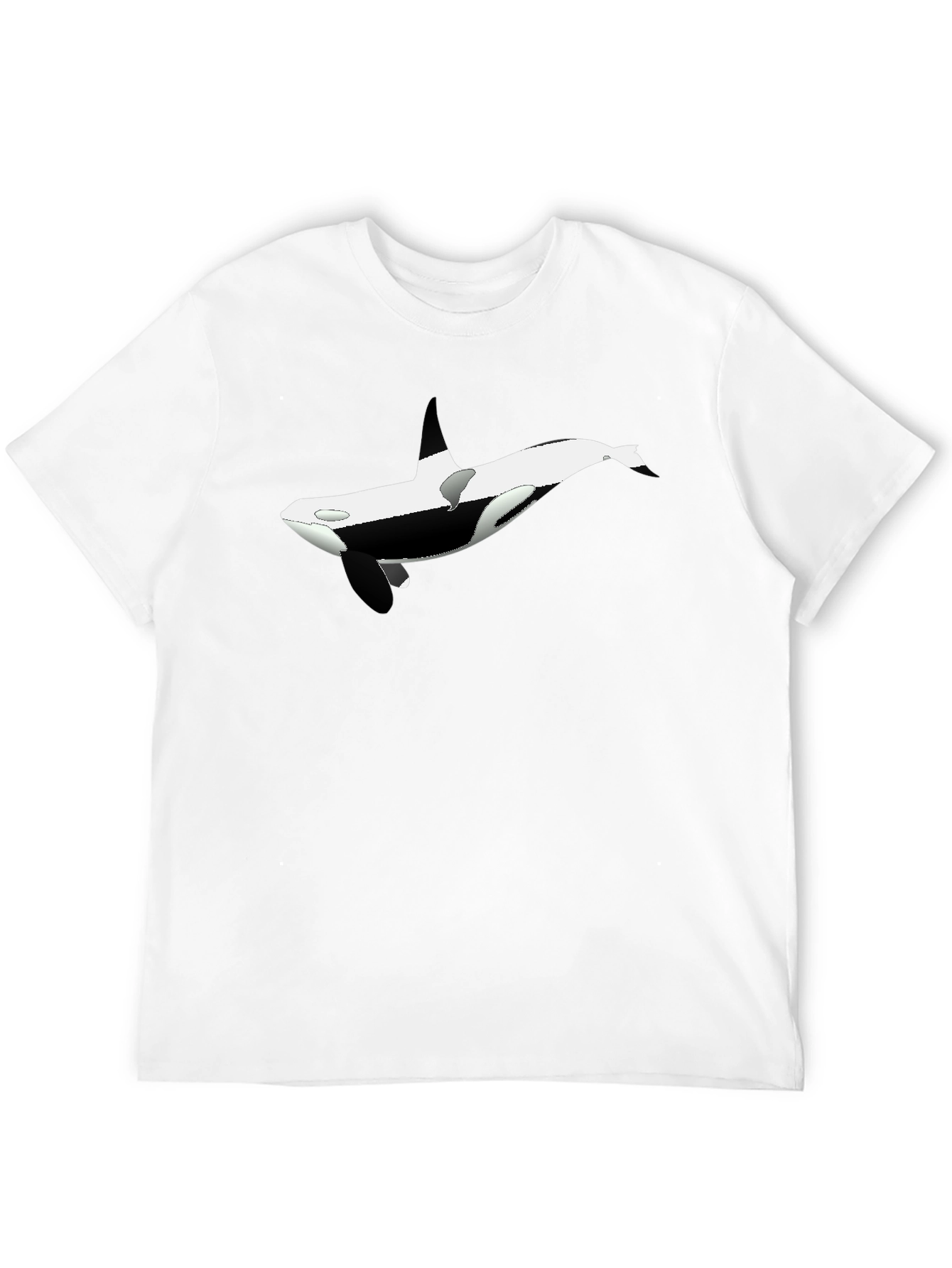 Orca Graphic Tee - Black Cotton Blend