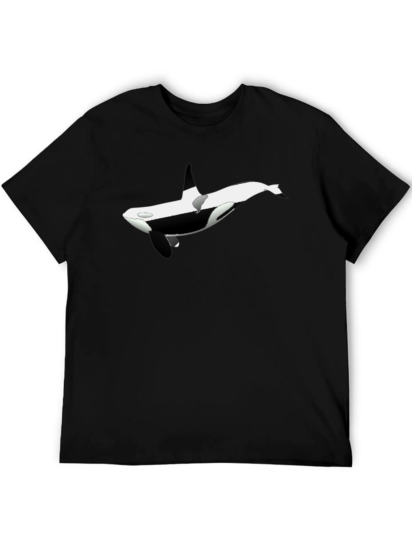 Orca Graphic Tee - Black Cotton Blend