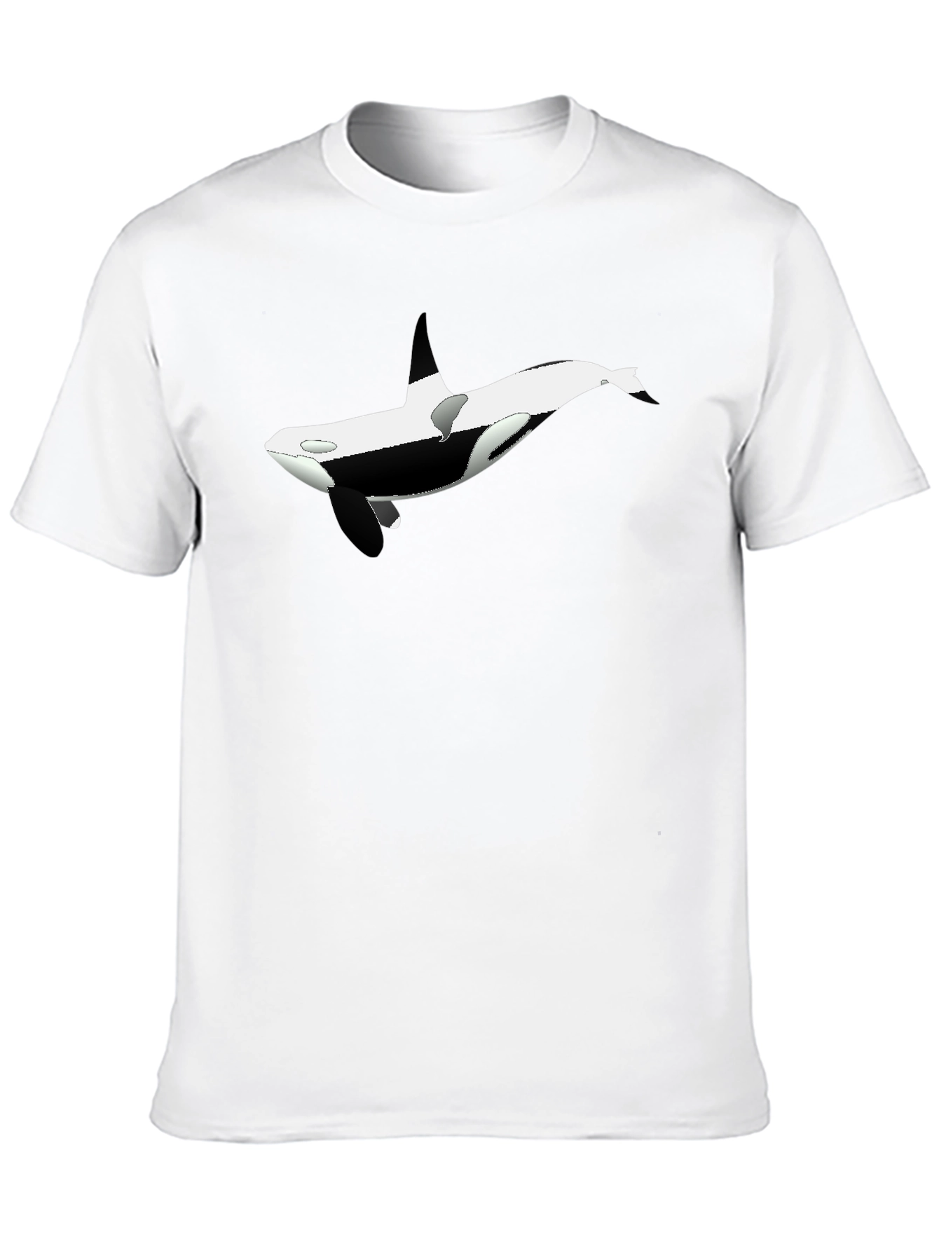 Orca Graphic Tee - Black Cotton Blend
