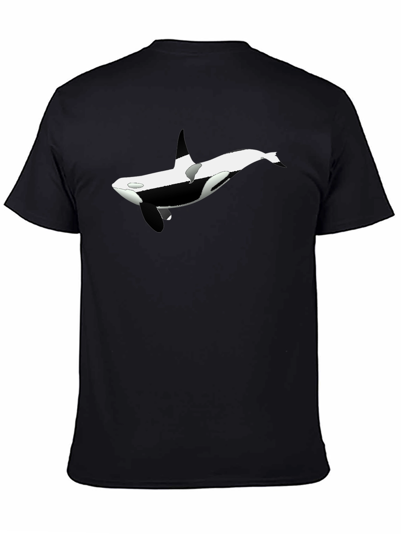 Orca Graphic Tee - Black Cotton Blend