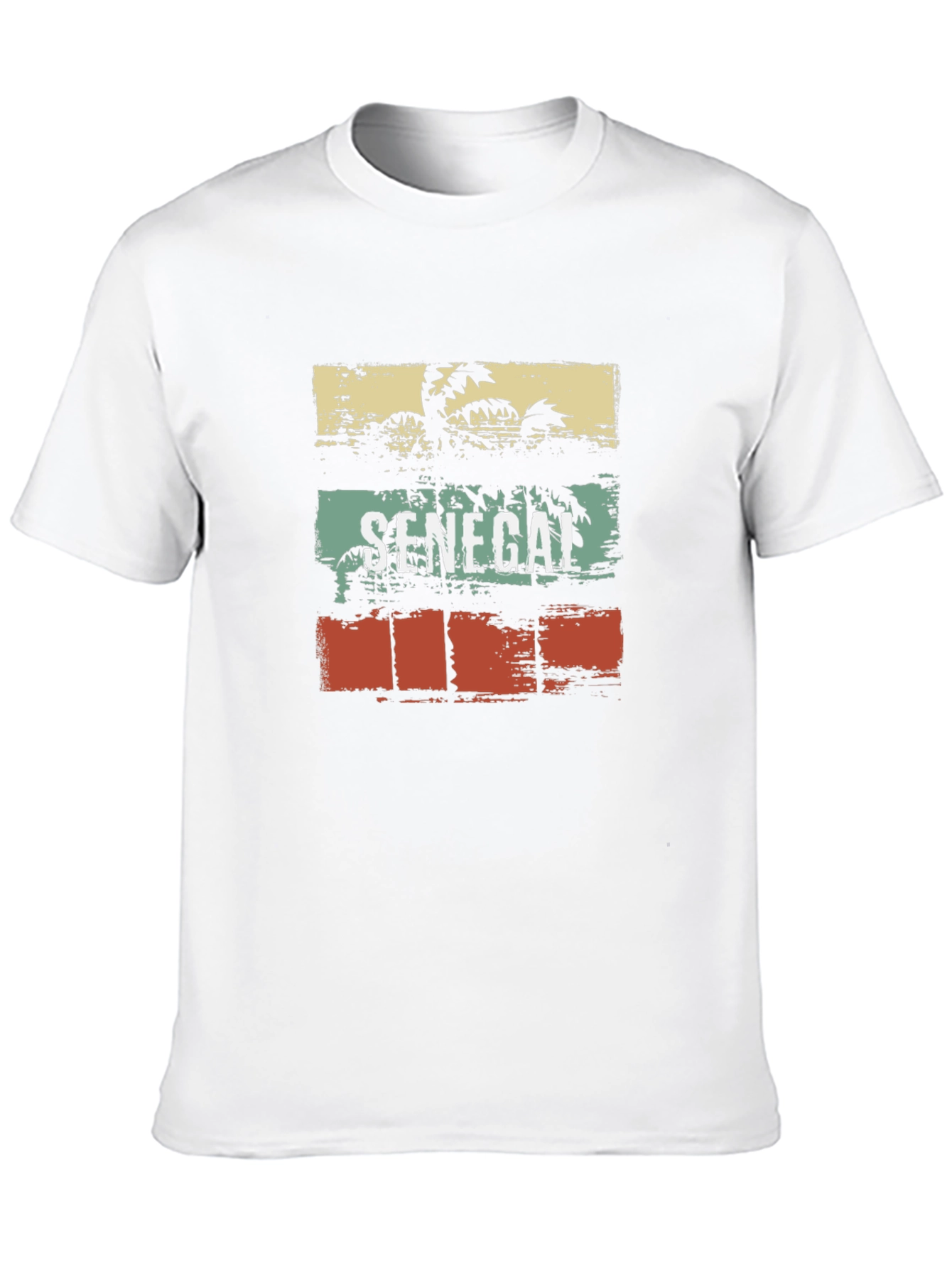 Senegal Palm Tree Black T-Shirt