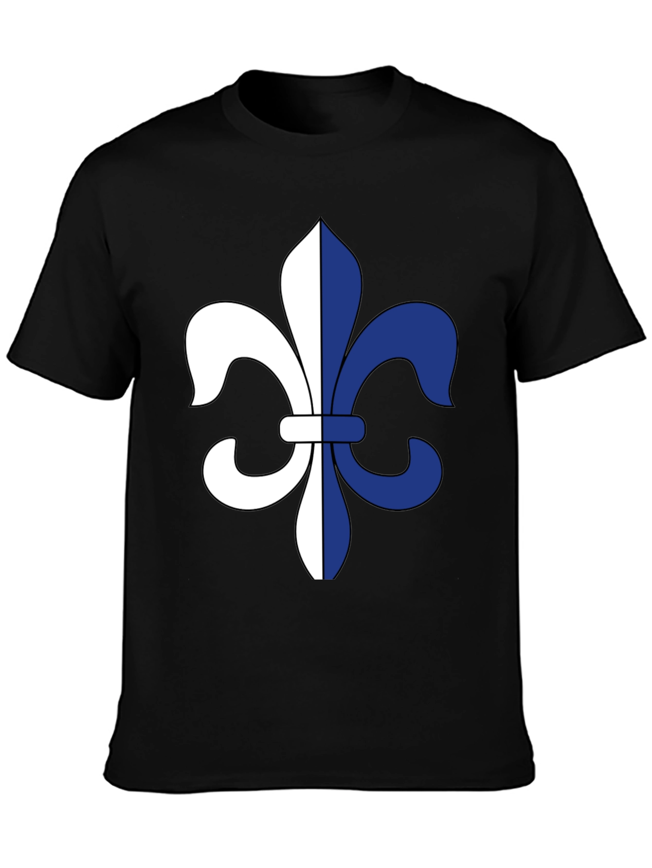 Fleur-de-lis Graphic Black T-Shirt
