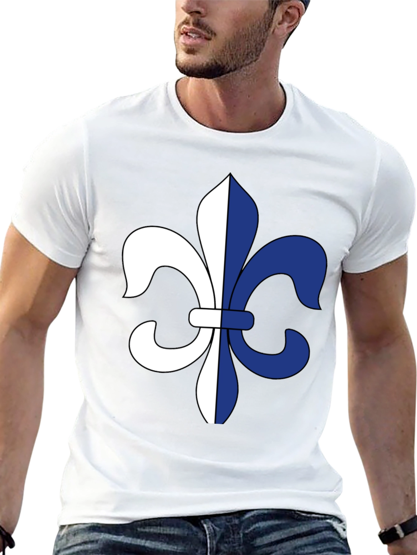 Fleur-de-lis Graphic Black T-Shirt