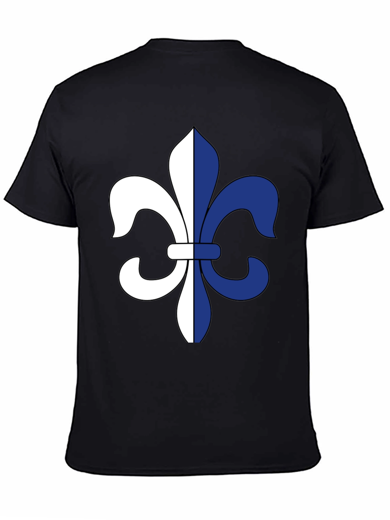 Fleur-de-lis Graphic Black T-Shirt