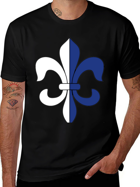 Fleur-de-lis Graphic Black T-Shirt