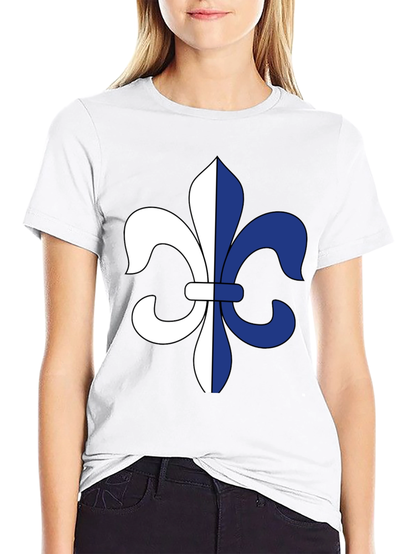 Fleur-de-lis Graphic Black T-Shirt