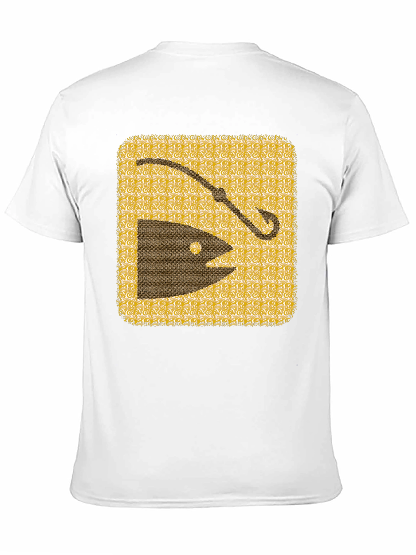 Fishing Hook & Fish Graphic Tee