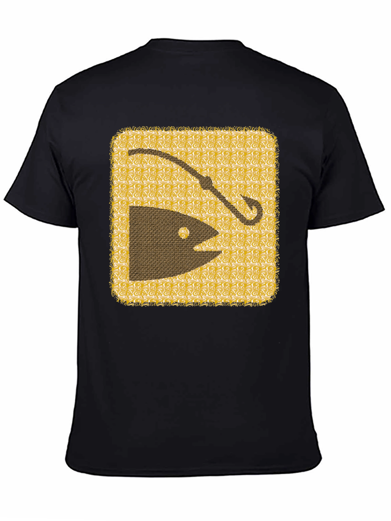 Fishing Hook & Fish Graphic Tee