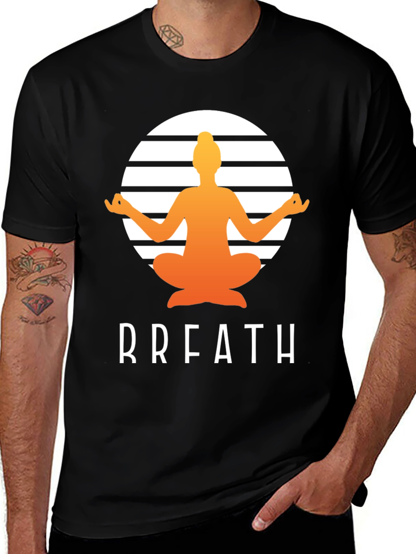 Breath Yoga Graphic T-Shirt