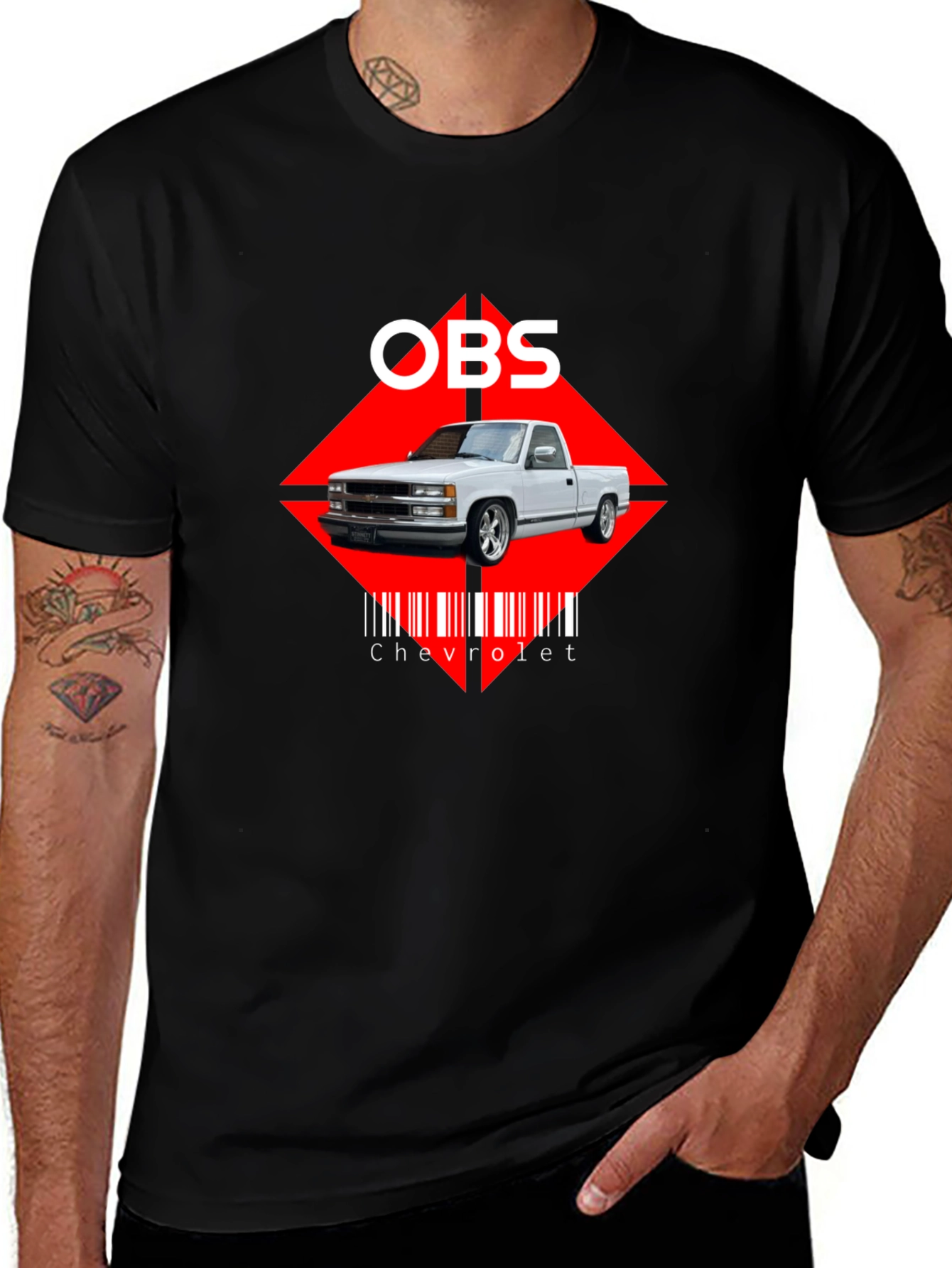 OBS Chevrolet Truck Black Graphic Tee