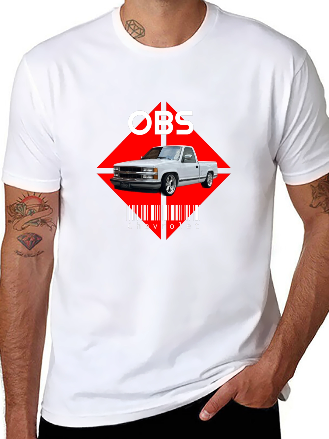 OBS Chevrolet Truck Black Graphic Tee