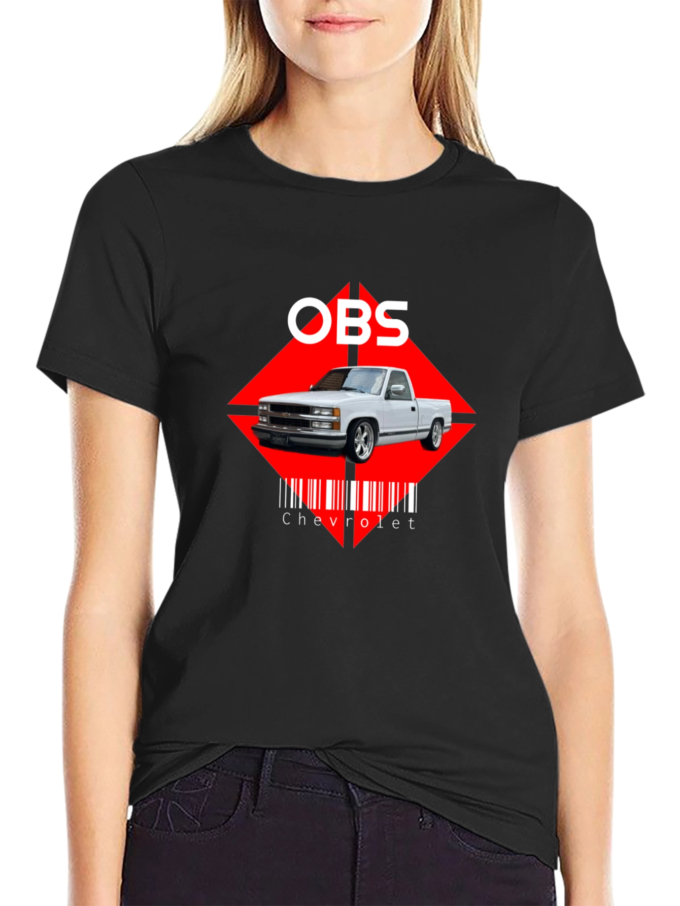 OBS Chevrolet Truck Black Graphic Tee