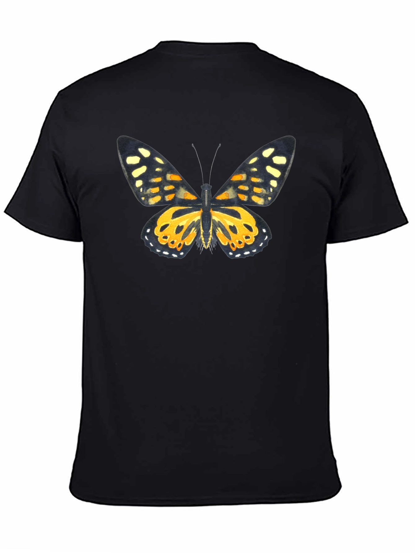 Butterfly Graphic Black T-Shirt