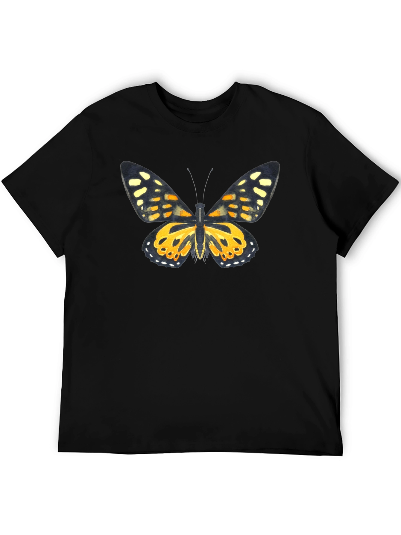 Butterfly Graphic Black T-Shirt