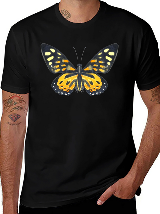 Butterfly Graphic Black T-Shirt