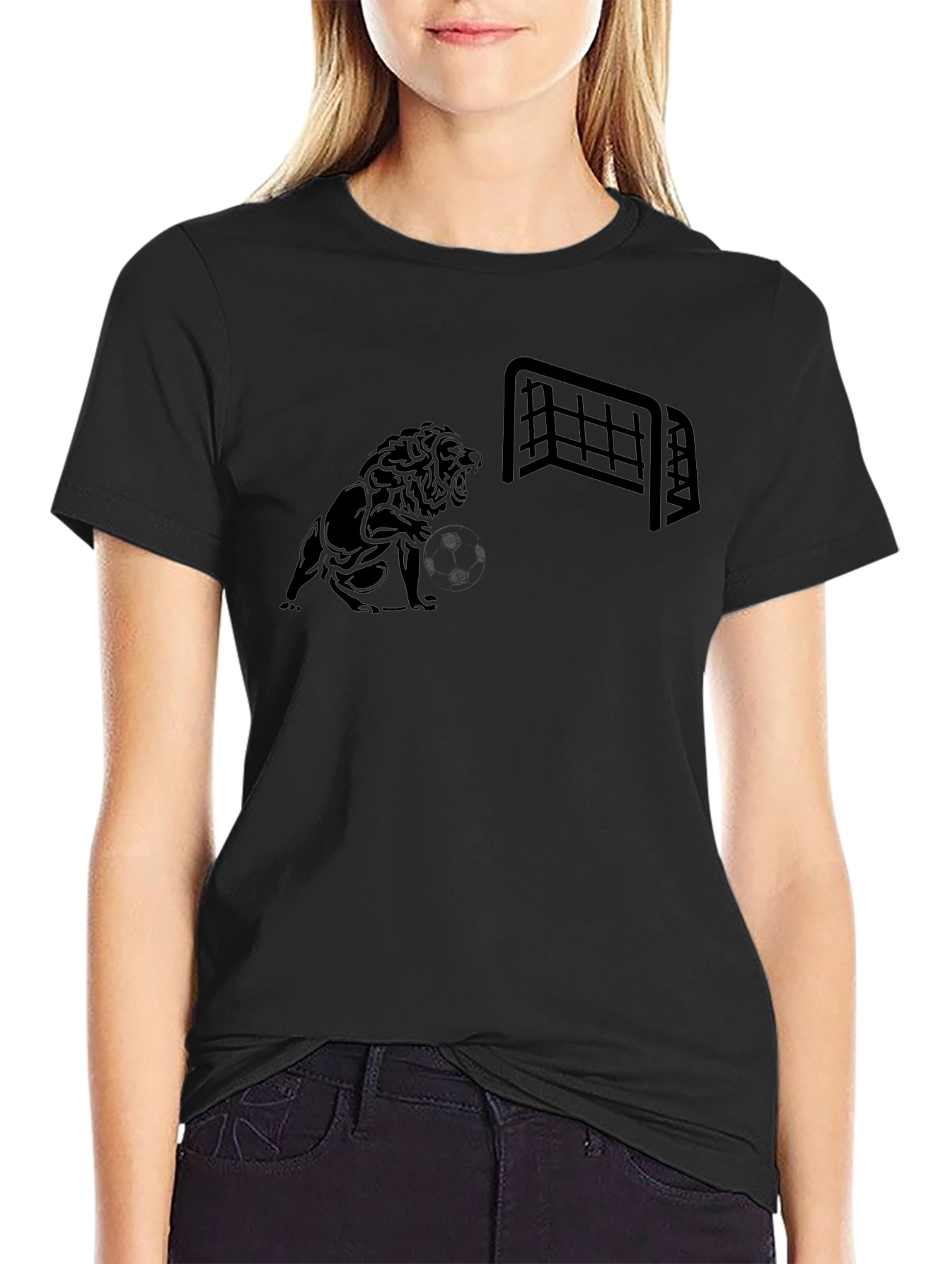 Lion Goal T-Shirt - Fierce Soccer Style
