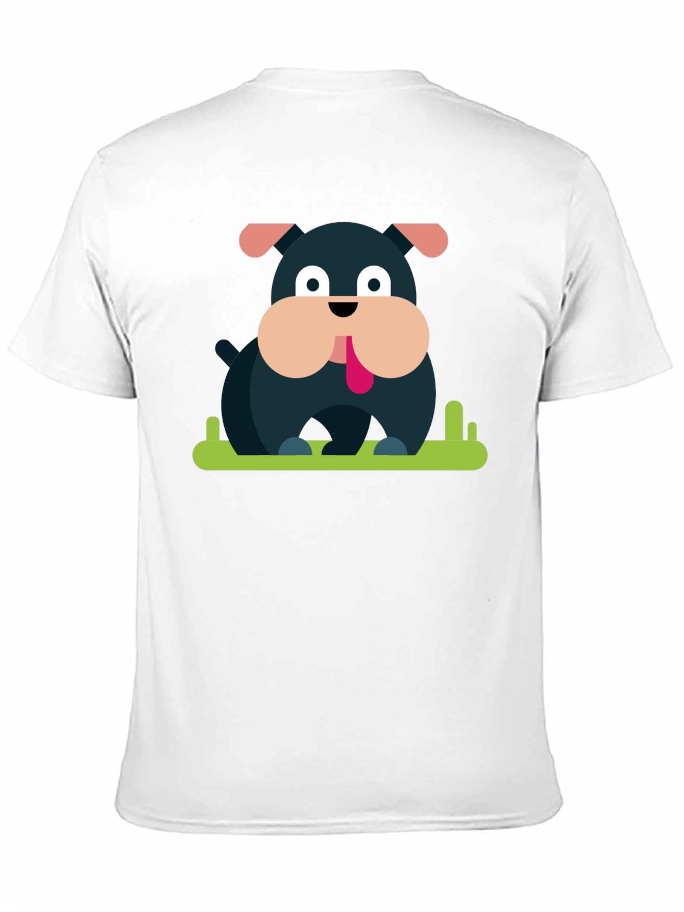 Bulldog Graphic Black T-Shirt