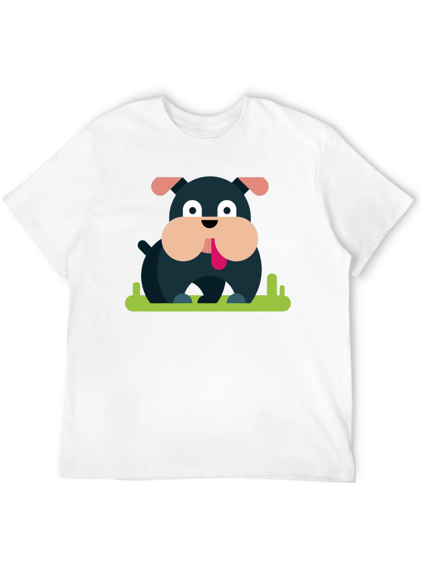 Bulldog Graphic Black T-Shirt
