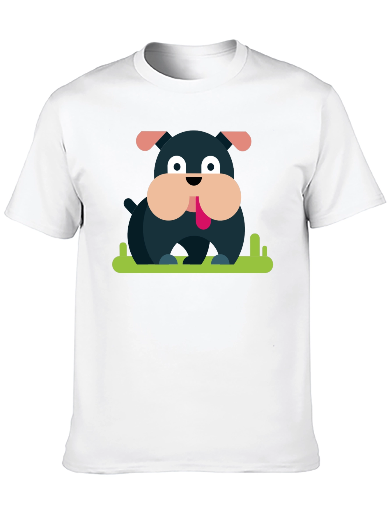 Bulldog Graphic Black T-Shirt