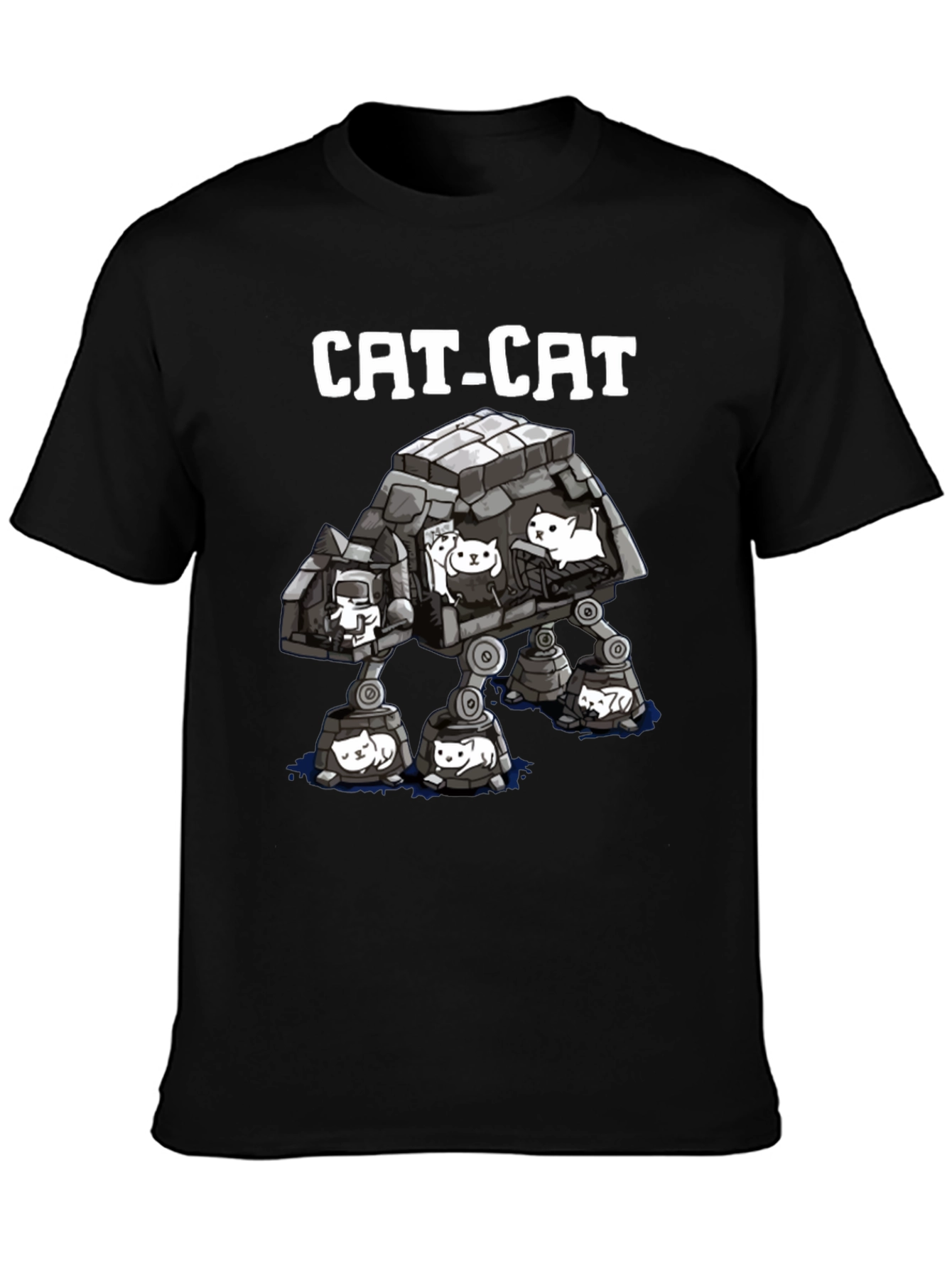 Cat-Cat T-Shirt - Star Wars Parody