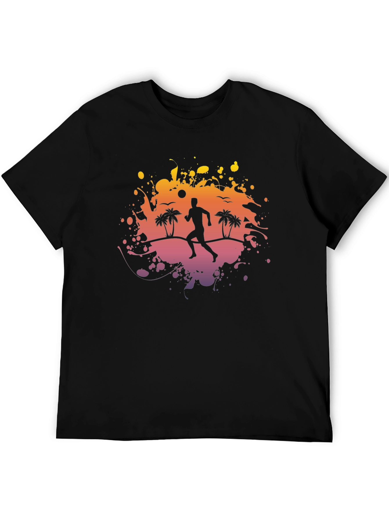 Sunset Beach Runner Graphic Tee