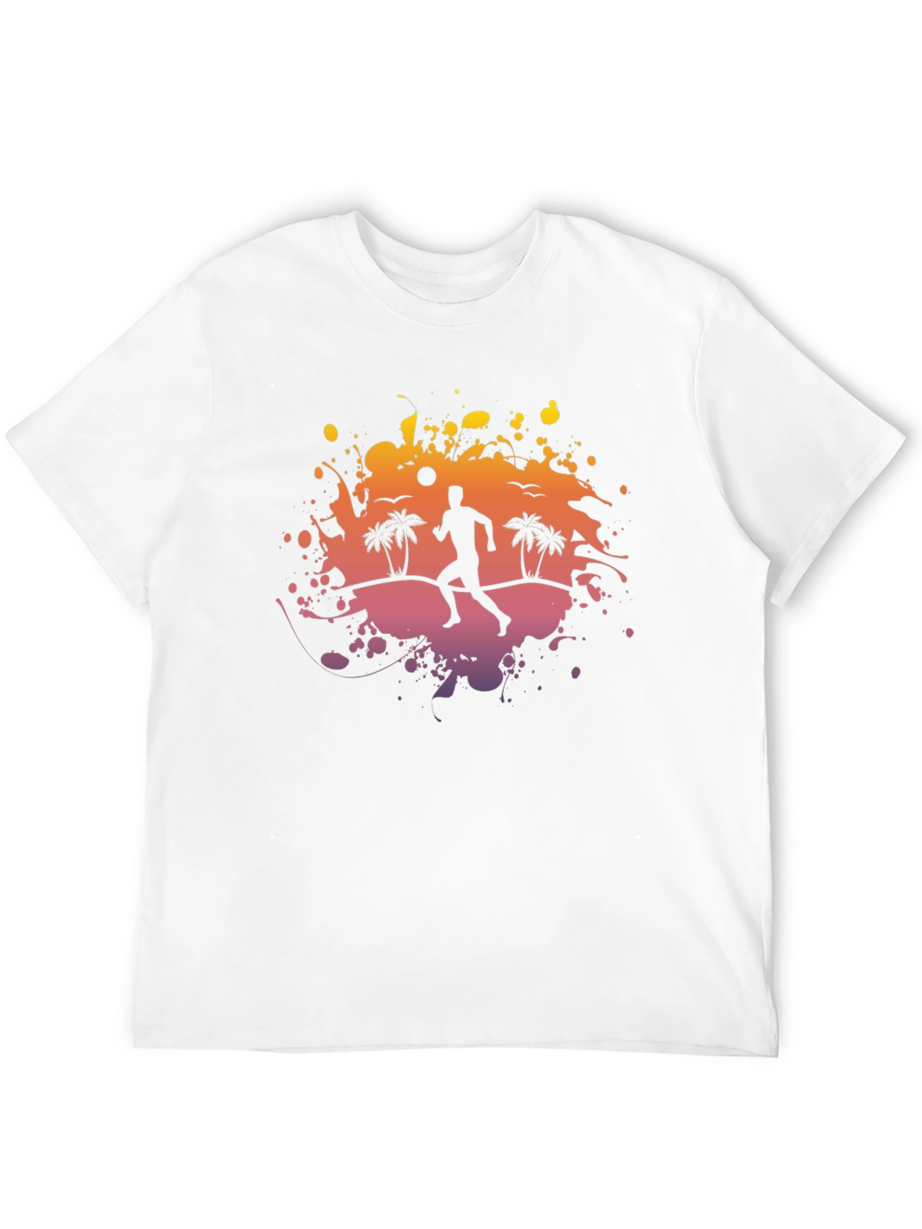 Sunset Beach Runner Graphic Tee