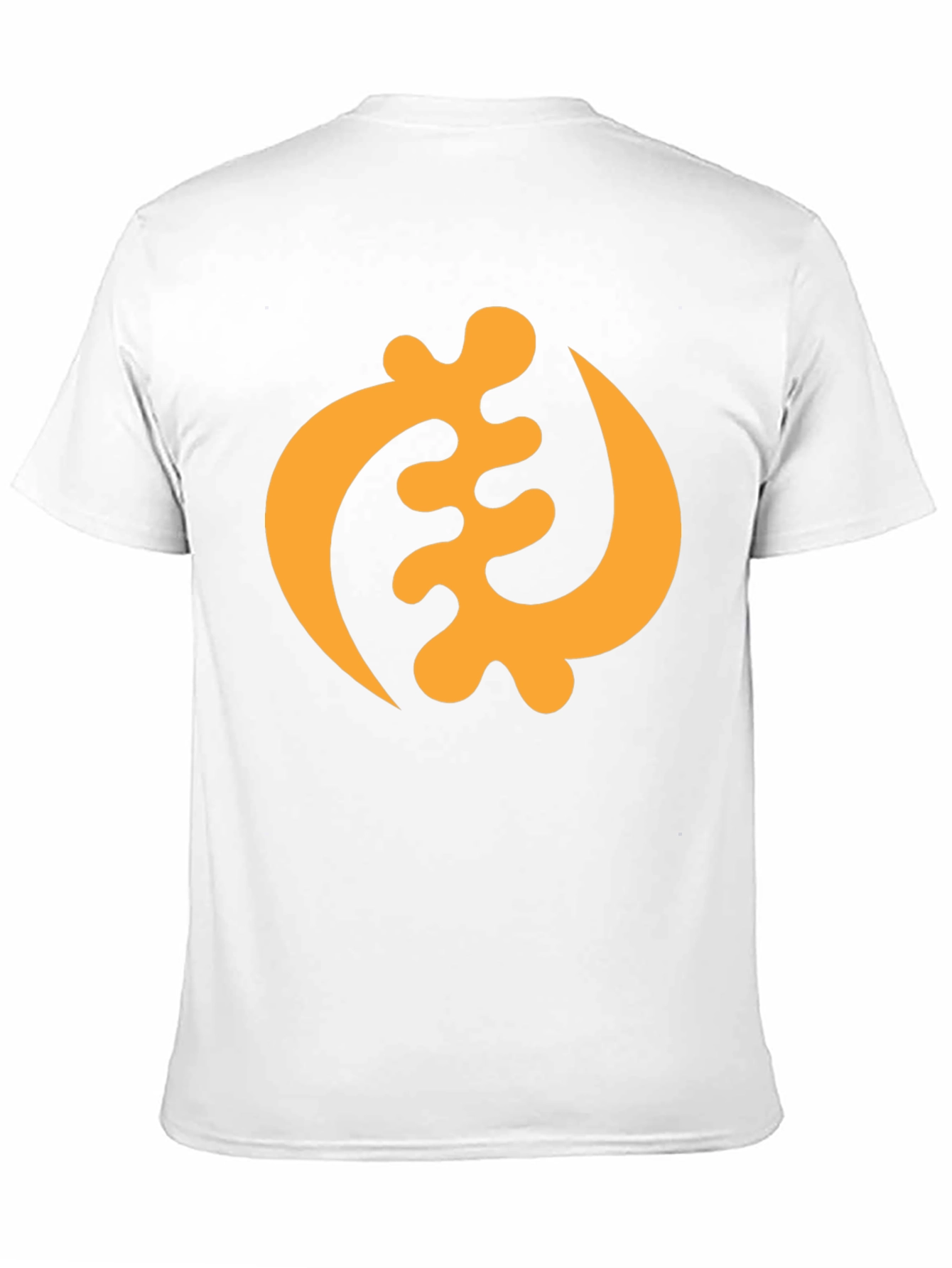 Black T-Shirt with Adinkra Symbol