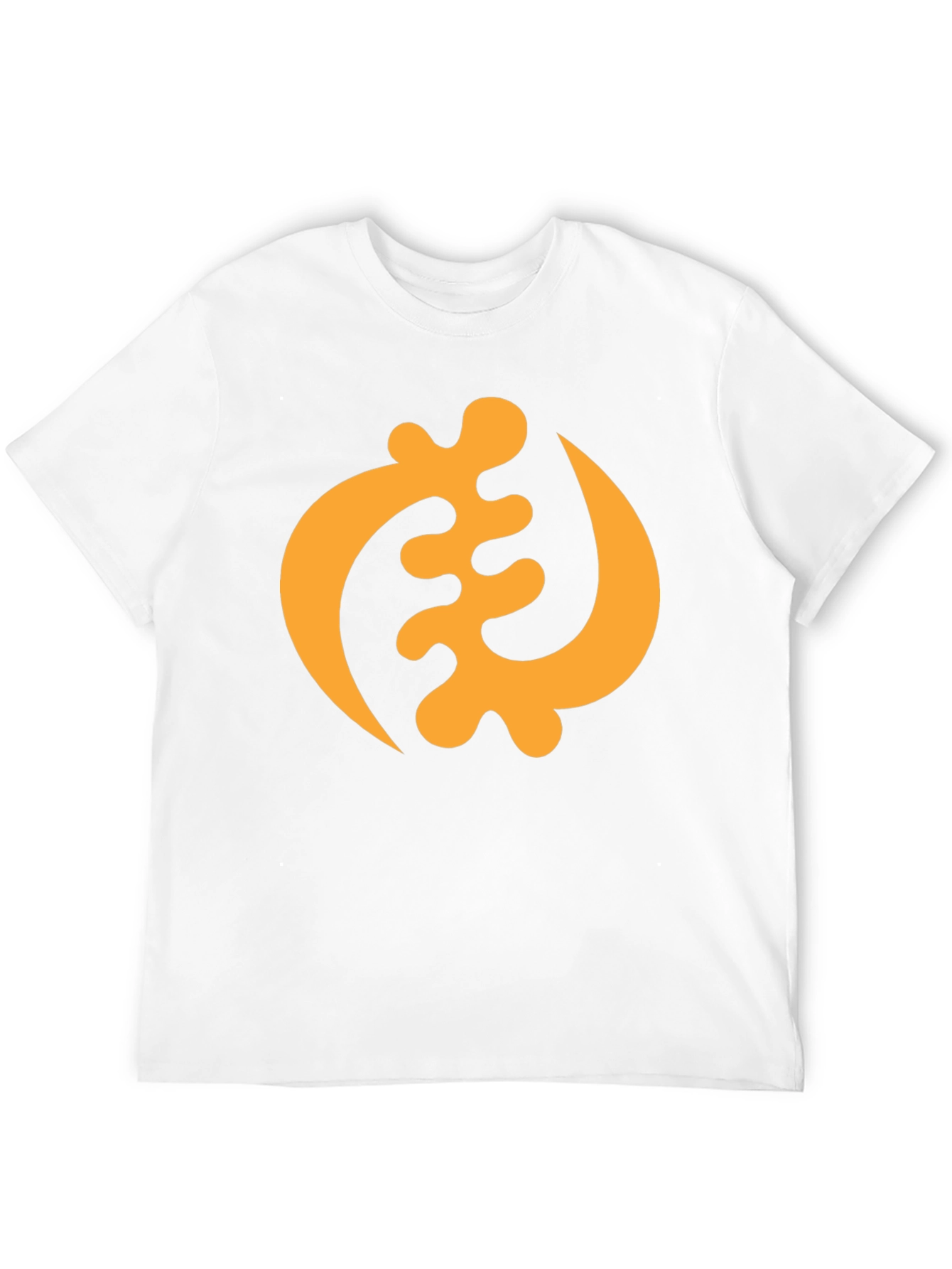 Black T-Shirt with Adinkra Symbol