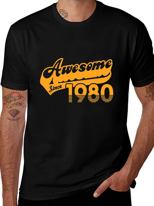 Awesome Since 1980 Graphic T-Shirt