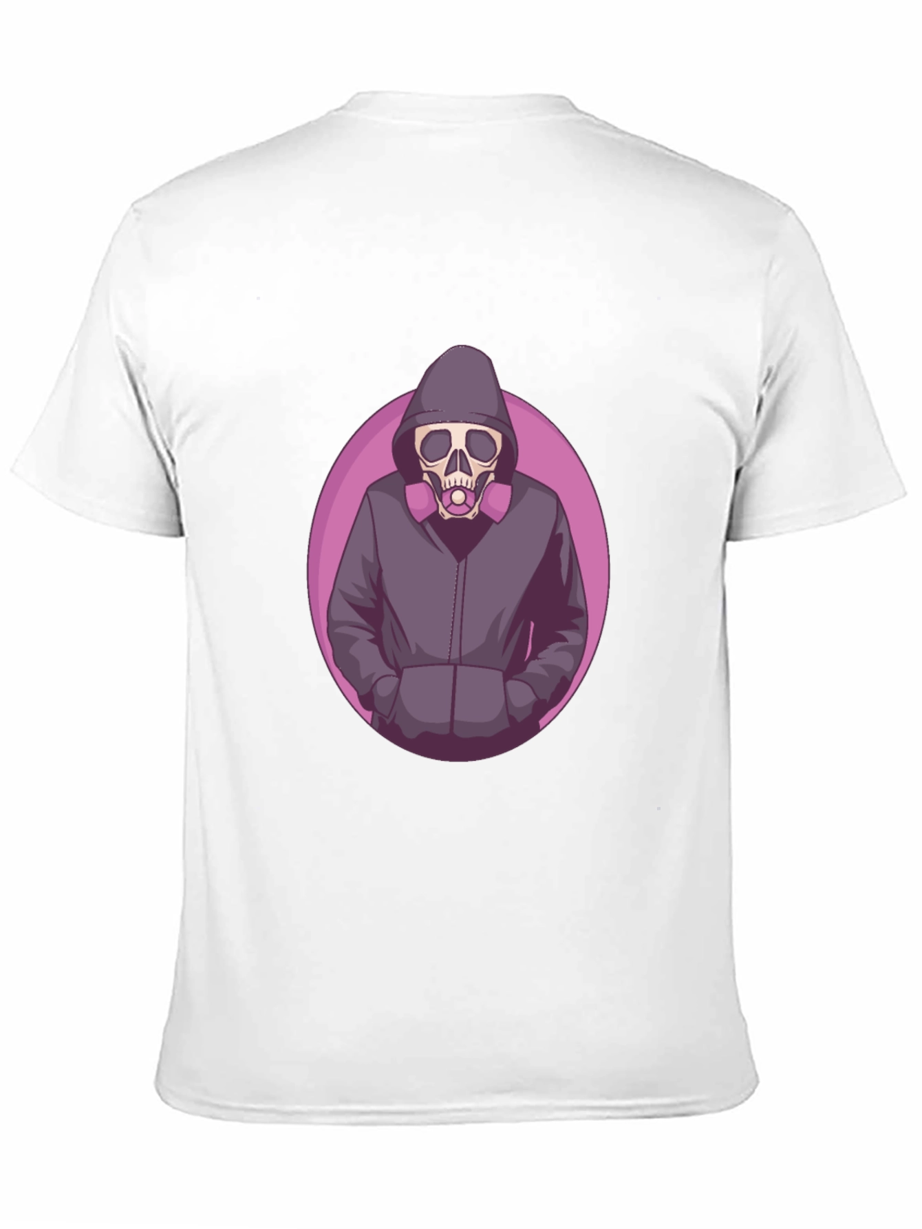 Edgy Skull Graphic T-Shirt - Mens Black Tee