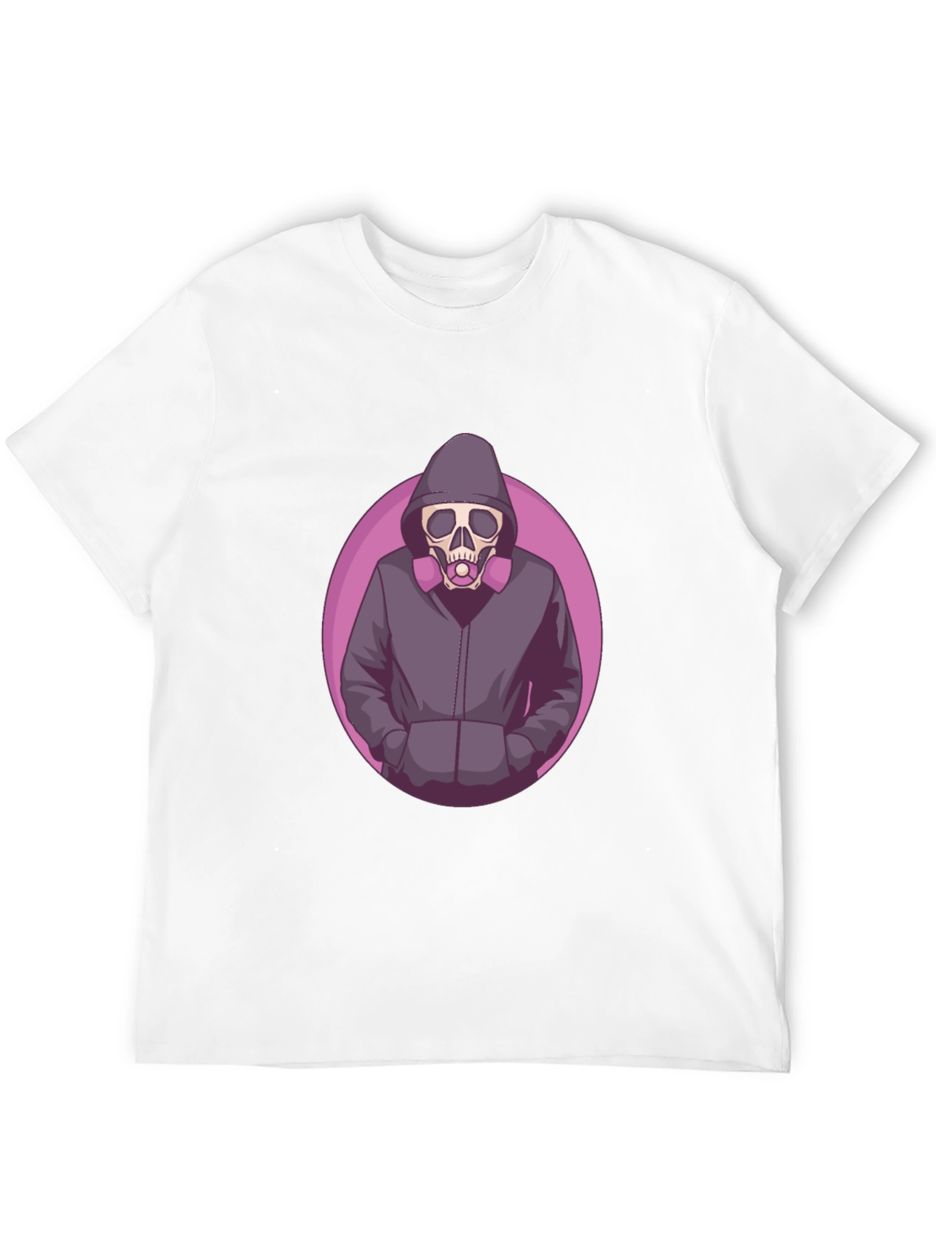 Edgy Skull Graphic T-Shirt - Mens Black Tee