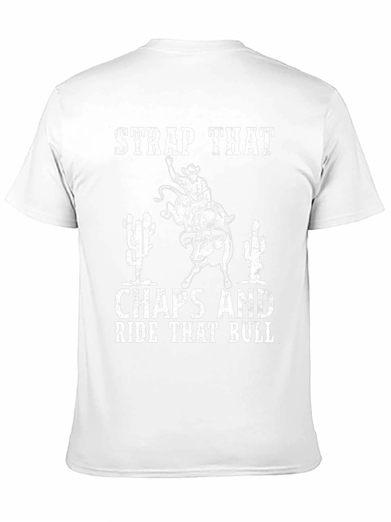 Strap That Chaps Bull Riding Graphic Tee
