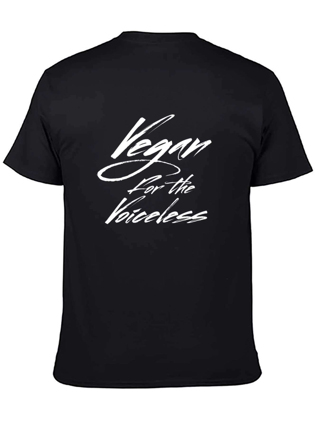 Vegan for the Voiceless Tee - Black