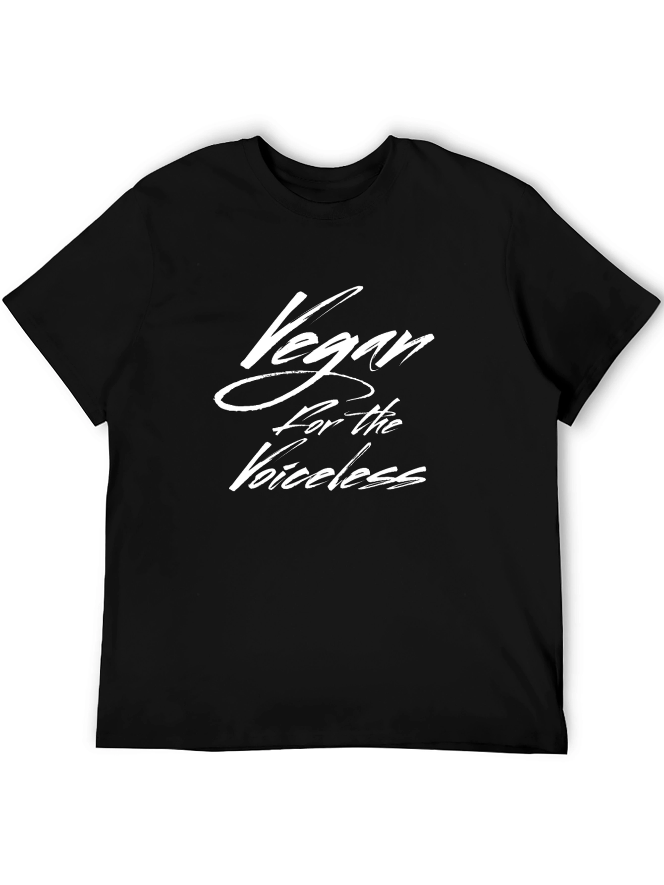 Vegan for the Voiceless Tee - Black