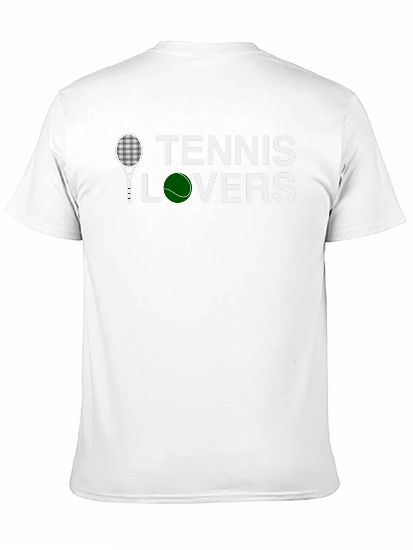 Tennis Lovers Graphic T-Shirt - Black