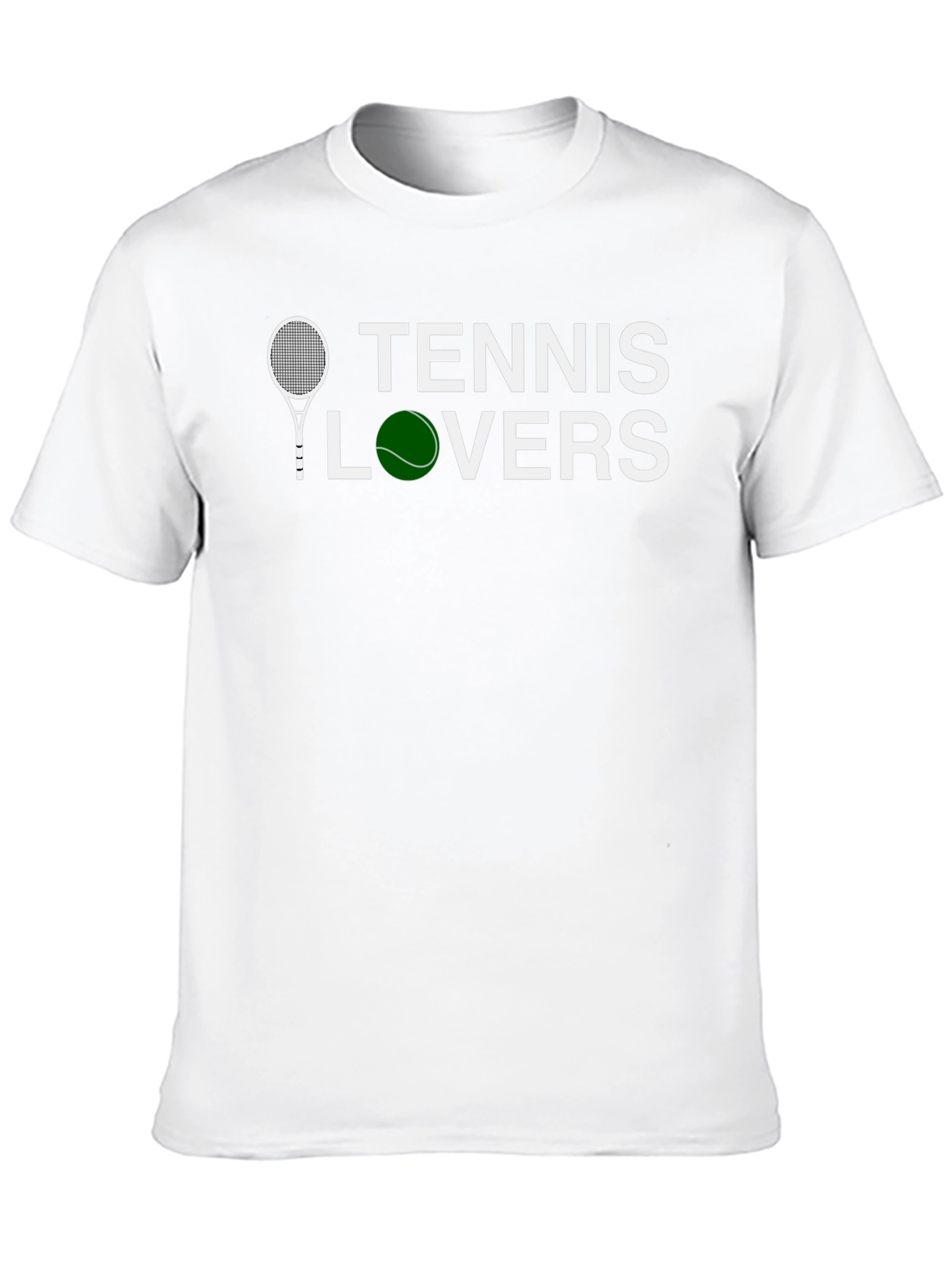 Tennis Lovers Graphic T-Shirt - Black