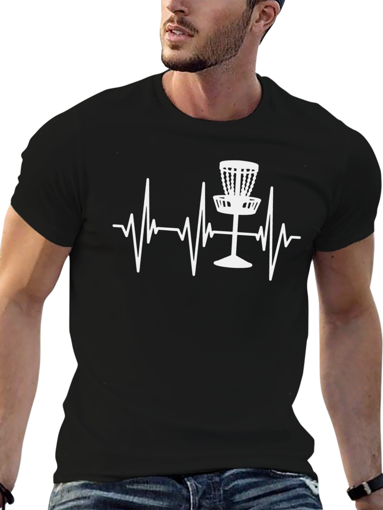Disc Golf Heartbeat T-Shirt