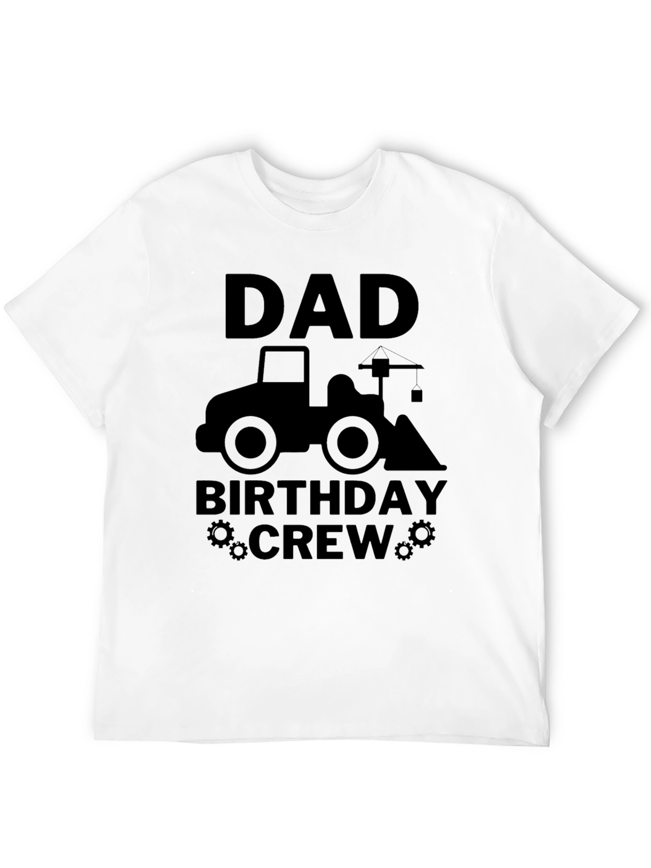 Dad Birthday Crew Construction T-Shirt