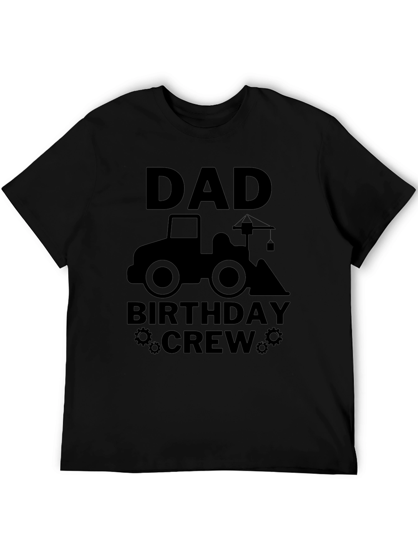 Dad Birthday Crew Construction T-Shirt