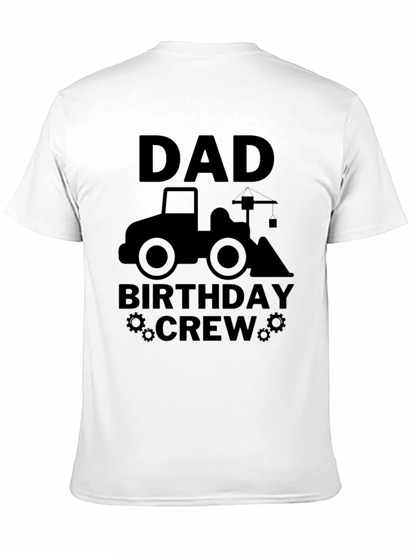 Dad Birthday Crew Construction T-Shirt