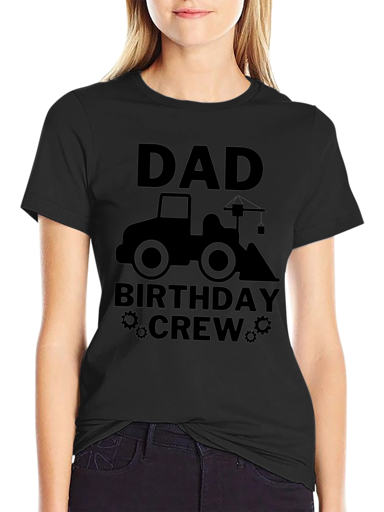 Dad Birthday Crew Construction T-Shirt