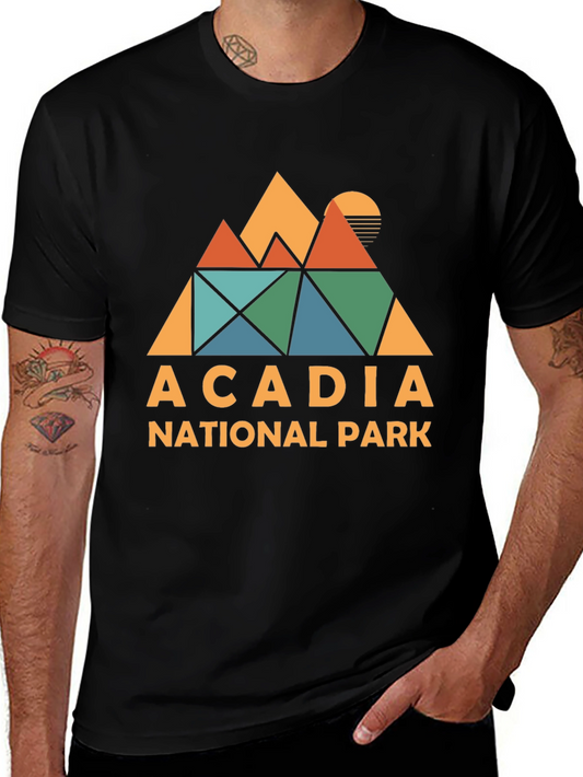 Acadia National Park Graphic Tee - Retro Style