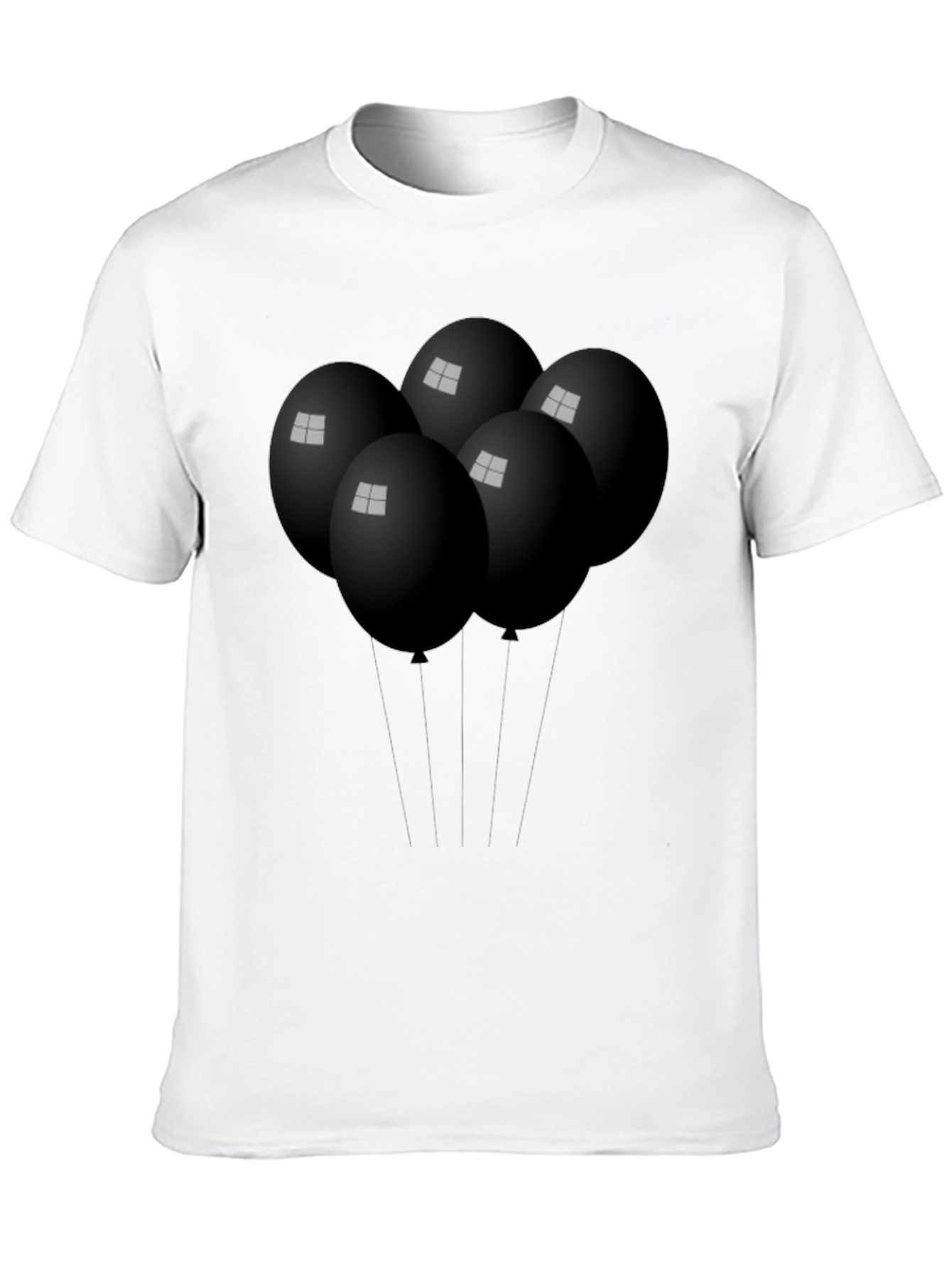 Black Balloon Graphic Tee - Stylish & Unique