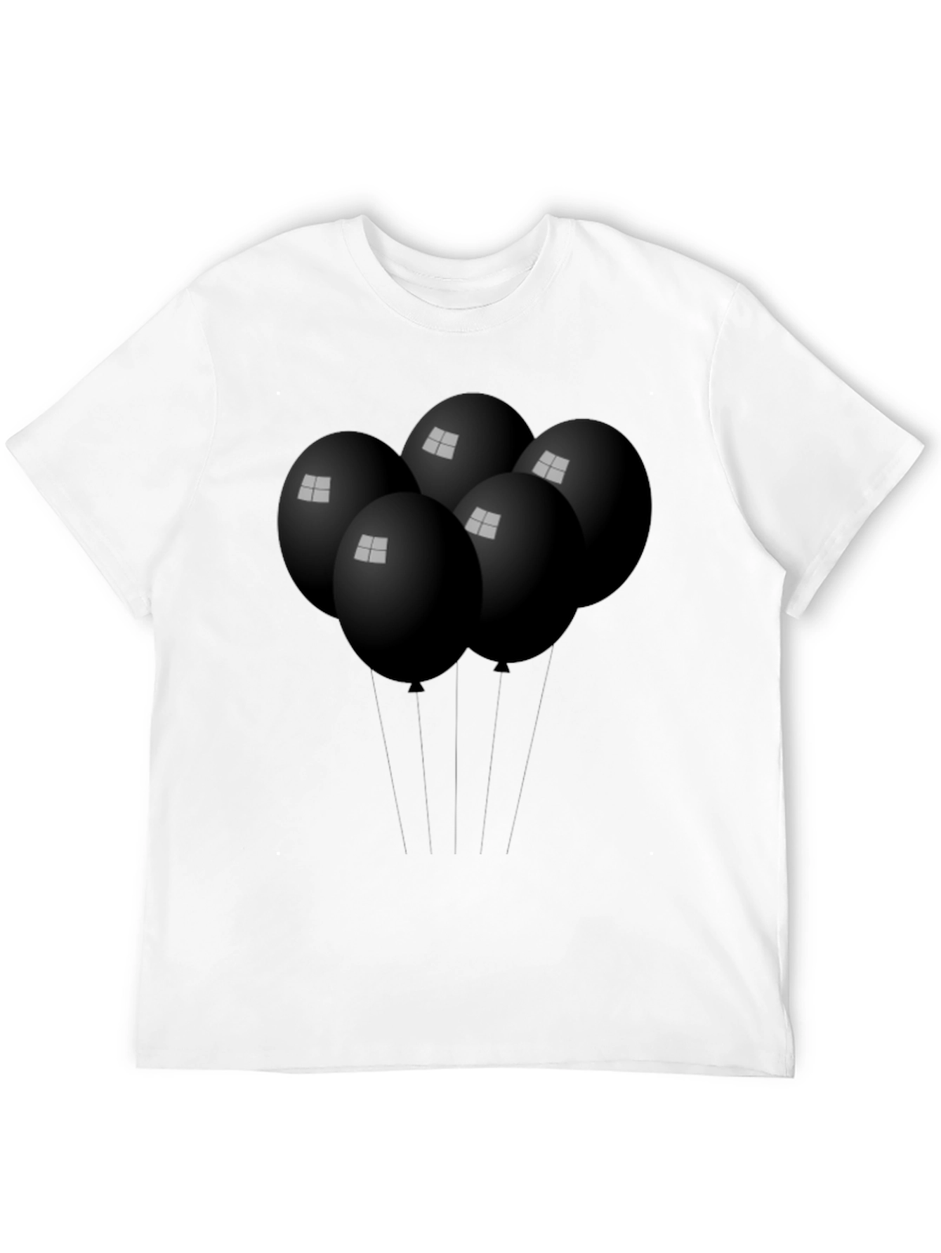 Black Balloon Graphic Tee - Stylish & Unique